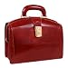 Pratesi Ladies Polished Italian Leather Briefcase Dark Brown