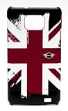 Mini Cooper Union Jack Rubber Hard Case for Samsung Galaxy S2