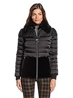 VIA DELLE PERLE Chaqueta Guateada (Negro)