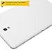 ArmorSuit MilitaryShield - Samsung Galaxy Tab S 8.4 Screen Protector + White Carbon Fiber Full Body Skin Protector / Front Anti-Bubble Ultra HD - Extreme Clarity & Touch Responsive Shield with Lifetime Replacement Warranty
