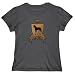 T-Shirt Womens Dark Silver  Australian Cattle Dog - THE TRUE BREED  Dogs
