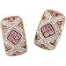 Genuine Pink Sapphire & Diamond Earrings title=
