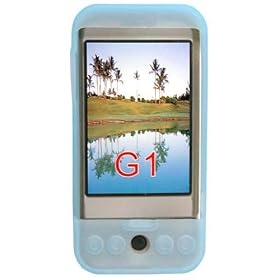 Premium Silicone Skin Case for G1 Android Google Phone Blue