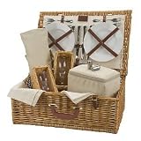 Wine Lovers Picnic Basket for Four