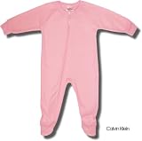 Calvin Klein Soft Pink Footed Blanket Sleeper for Infants and Toddlers