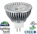 LED Dimmable MR16 Bulb, Bi-Pin Base, 3 x 3 Watt CREE®, 12V, Warm White, Energy Star, Lifetime Guarantee by G7 Power