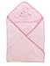 Bamboo Hooded Bath Towel for infant, Baby and Toddler, Large & Super Soft, Organic, Antibacterial, Hypoallergenic and Odor Resistant (Pink)