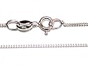 Sterling Silver Curb Chain - 16, 18, 20, 24, 26, 28, 30, 32 inch
