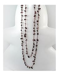 Red Japanese silk cord Glass Dye Coloring Necklace