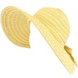 UPF 50+ Sun Beach Hat Floppy Fold Packable 5" Brim Natural