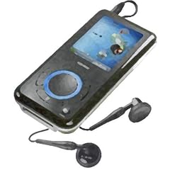 Samsung YP Q 1 JEB Tragbarer MP3-/Video-Player 16 GB silber