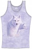Tank Top "Graceful White Wolves" in Junior's and Women's Sizes (See Product Description for Women's Sizes)