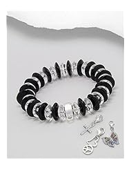 Onyx Bracelet In 92.5 Sterling Silver