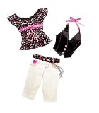 Barbie Fashion Fever Hilary Duff Outfit Cropped Trousers, Floral Print Top