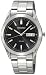 Seiko SNE039 Men's Black Dial Stainless Steel Solar Wat