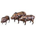 Three Little Pigs Statues 3-pc. Set
