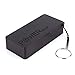 USB 5V Mobile Power Bank Charger Pack Box Case for 2x 18650 Rechargeable Battery,Black