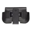 BlackBerry Leather Horizontal Holster BlackBerry 8900 (Black)