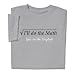 I'll Do the Math T-shirt, Silver L