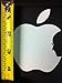 Apple Logo with Steve Jobs Face White Decal Sticker Peel And Stick
