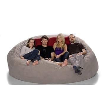 Foam Bean Bag Sofa Sac Color: Glacier,jaxx