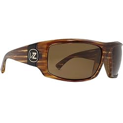 VonZipper Clutch Men's Polarized Race Wear Sunglasses - Tortoise/Bronze Poly