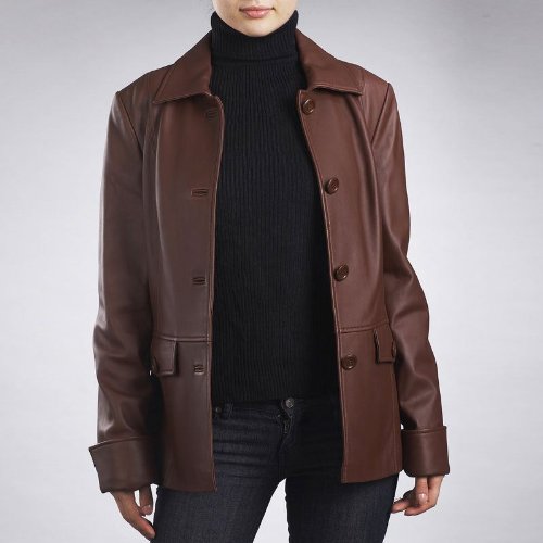 Phistic Women's New Zealand Lambskin Leather Jacket - Misses & Petite