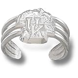 Univ Of Kentucky Wildcat Toe Ring Pendant (Silver)