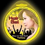 Iglow Temporary Glow in the Dark Hair Gel (Yellow)