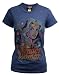 Search : Wonder Woman Liberty Blue Juniors Girly T-Shirt by Junk Food