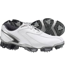 FootJoy Mens XPS-1 Golf Shoes : White-Pearl Wide 10