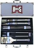 NCAA Arkansas Razorbacks 8pc. BBQ Set w/Case