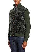 POLO CLUB Chaqueta Guateada Staletti Buttons (Verde Oscuro)