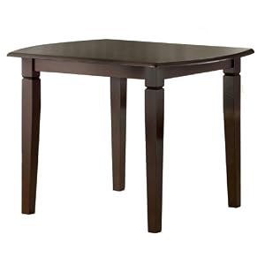 Hillsdale Verona Square Dining Table, Cappuccino