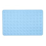 Kikkerland Blue Rubber Bath Mat, Small