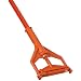 Impact 81 1" Diameter x 7-5/8" Head x 57" Length, Orange Fiberglass Color, Plastic Speed Change Mop Handle