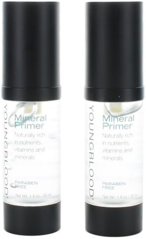 Youngblood Mineral Primer 1 oz/30 ml (2 Pack) by Youngblood Mineral Cosmetics