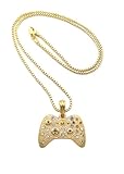 ［Xbox］ゲームコントローラー　ペンダント　ネックレス　ボックスチェーン　ゴールド　MSP379GBX
