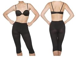 Vedette 706 Capri Girdle with Latex Control Front with free stud earnings