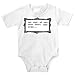 Onesie with sign, message, board, banner, 