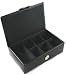 Regal  Collection Jewellery Box 808343 Oblong  Black Leather with 7 Compartments