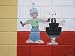 Humorous Painting Outside a Barber Shop, Isabela Segunda, Vieques, Puerto Rico Photographic Poster Print by Dennis Flaherty, 16x12