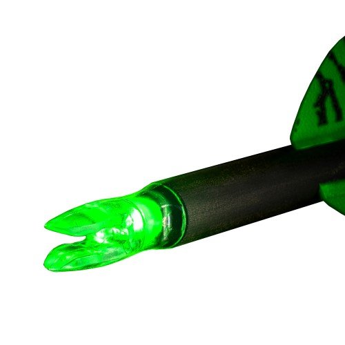 Nockturnal X-Bow/Half Lighted Nocks (Pack of 3), Moon Green