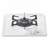 NORITZ N1C04KSA-LP ホワイト コンパクトタイプ [ビルトインガスコンロ(プロパン用/1口) ※グリル無し]