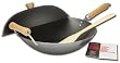 Joyce Chen Classic Series 4-Piece Carbon-Steel Wok Set