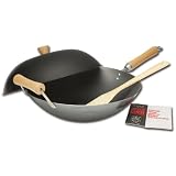 Joyce Chen Classic Series 4-Piece Carbon-Steel Wok Set