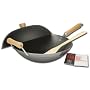Joyce Chen Classic Series 4 Piece Carbon Steel Wok Set