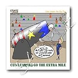 Rich Diesslins Funny KNOTS Scouting Cartoons - Cub Leaders Go the Extra Mile - Iron on Heat Transfers