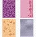 Cuttlebug Cricut Companion Embossing Folder Bundle 4/Pkg Simply Charmed