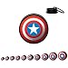 Search : Marvel Comics Captain America Threaded Acrylic Plugs - 1 pair